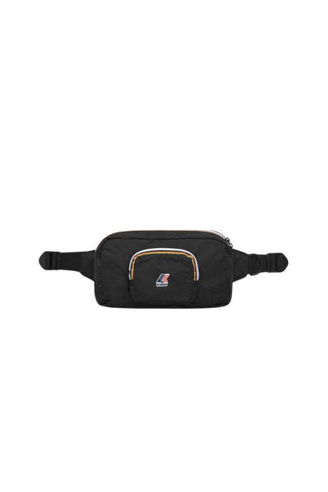 Marsupio K-Way in tessuto idrorepellente con moschettone