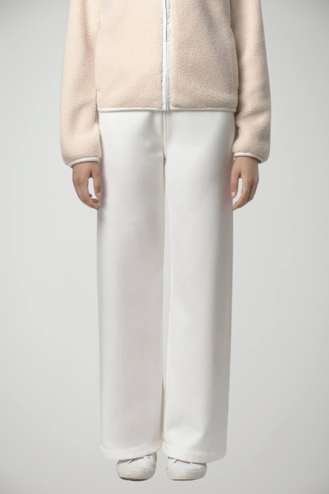 Pantaloni in felpa da donna K-Way con coulisse e logo