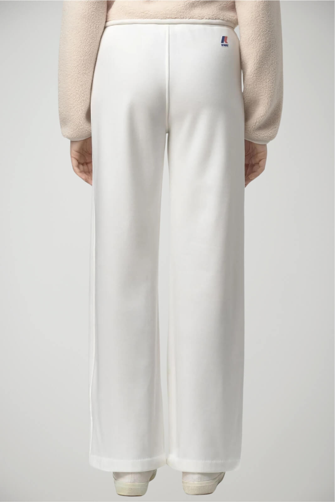 Pantaloni in felpa da donna K-Way con coulisse e logo