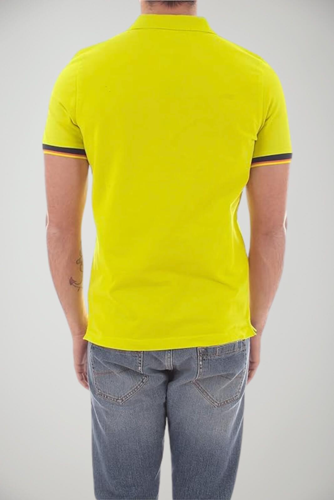 Polo da uomo K-Way in piquet con logo