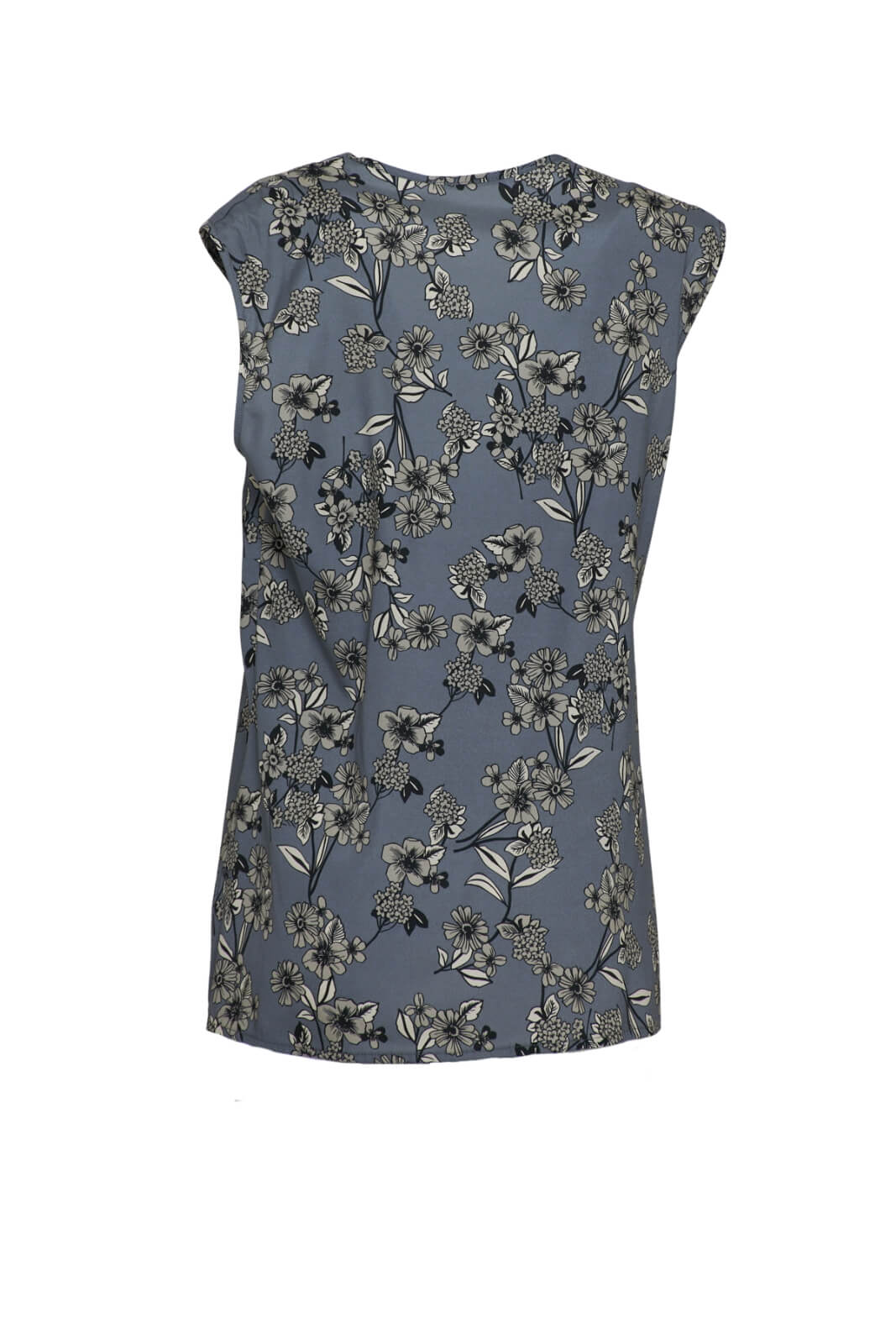 Kangra Canotta donna smanicata seta retro