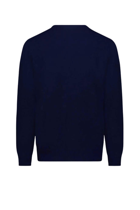 Maglione da uomo Kangra in lana tinta unita retro