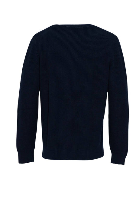 Maglione Kangra da uomo a girocollo in lana a tinta unita retro