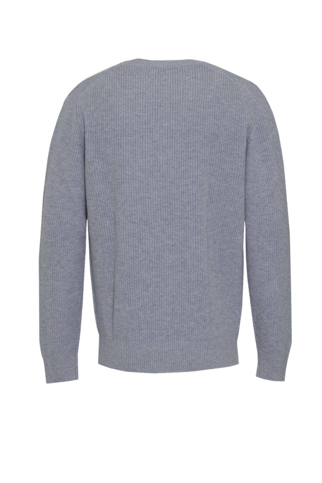 Maglia Kangra da uomo in lana merino a tinta unita retro