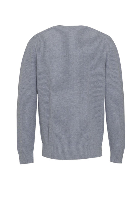 Maglia Kangra da uomo in lana merino a tinta unita retro
