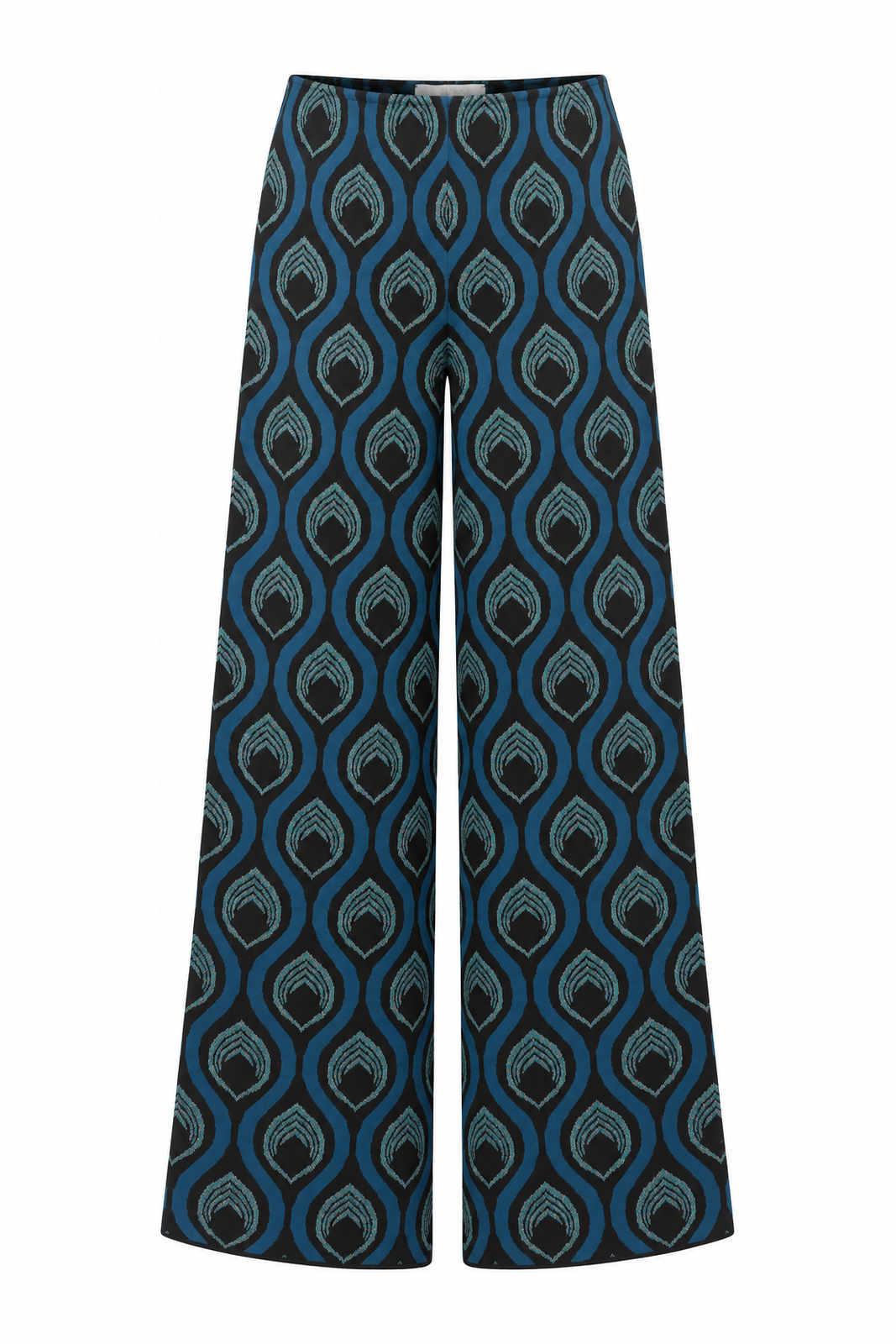 Kaos Pantaloni Donna palazzo in viscosa jacquard