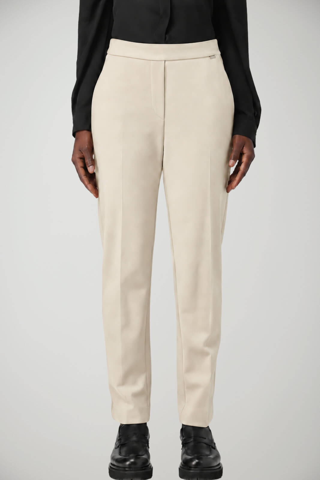 Kaos Pantaloni Donna Vita Alta Tinta Unita