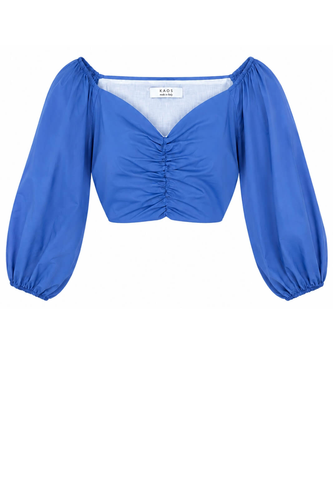 Kaos Top Donna crop in cotone