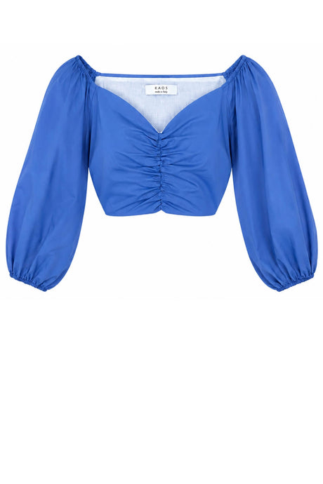 Kaos Top Donna crop in cotone