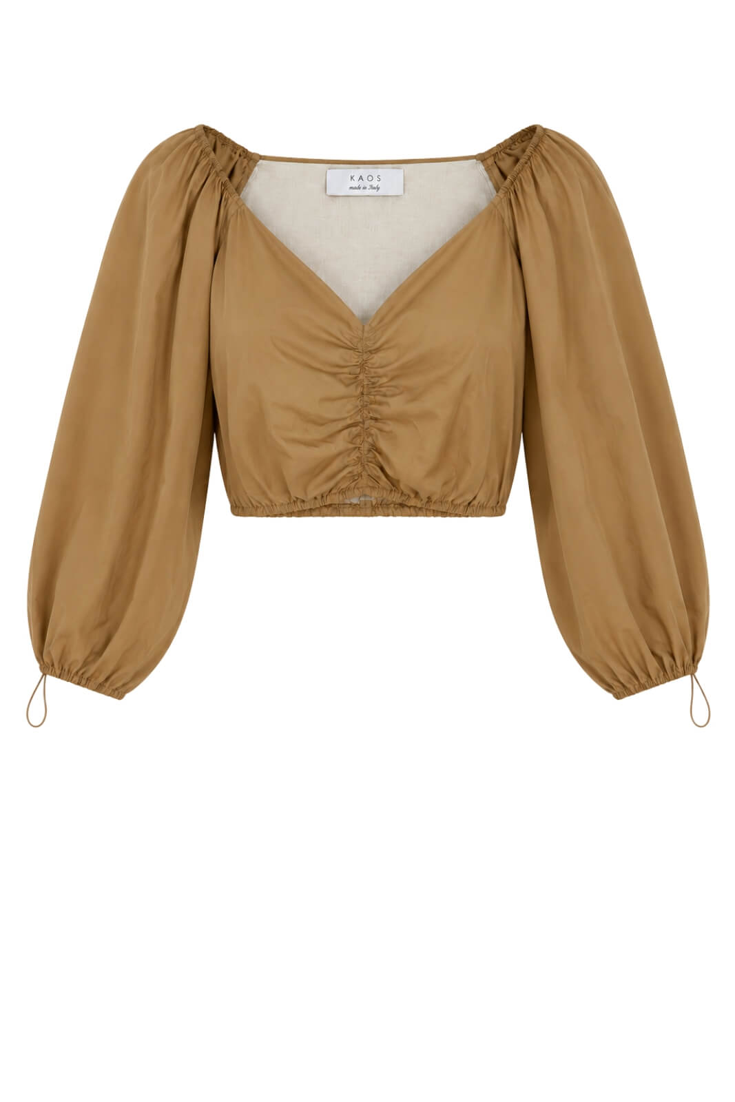 Kaos Top Donna crop in cotone