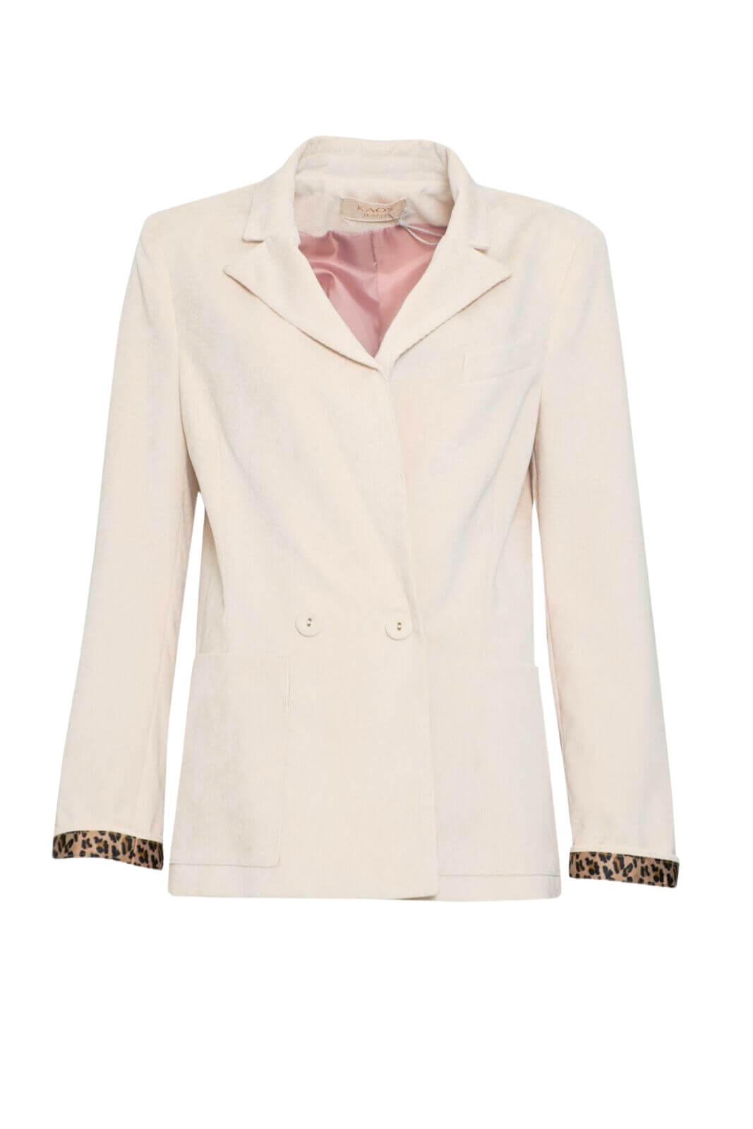 Giacca da donna Kaos in velluto doppiopetto fronte