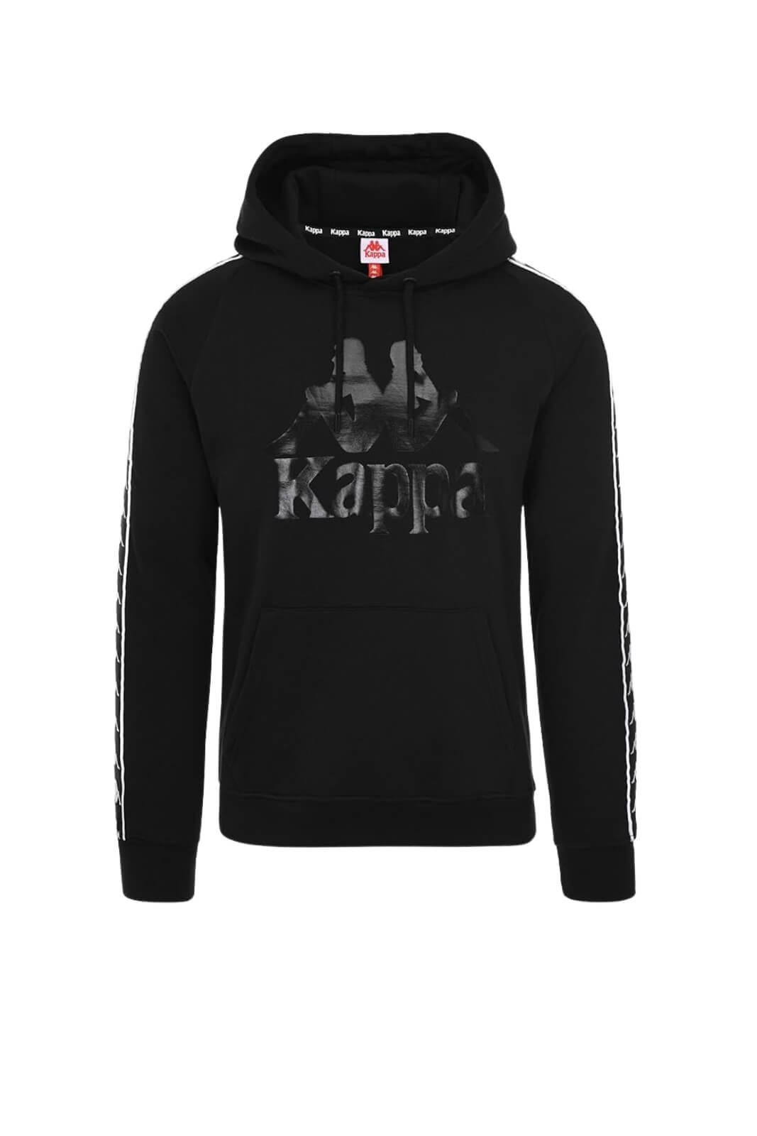 Felpa uomo Kappa con cappuccio e stampa logo