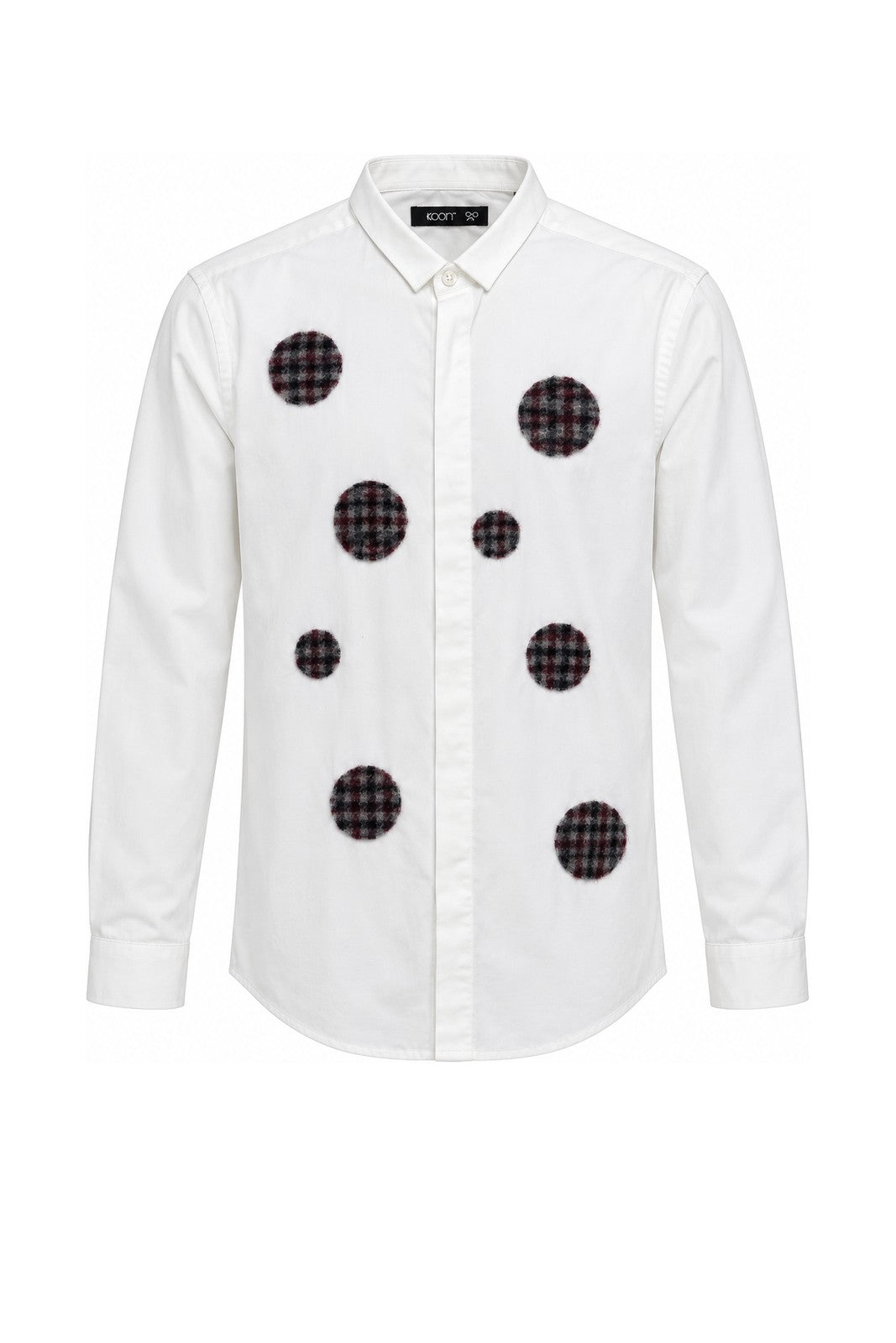 Koon Camicia Uomo con patch a quadri