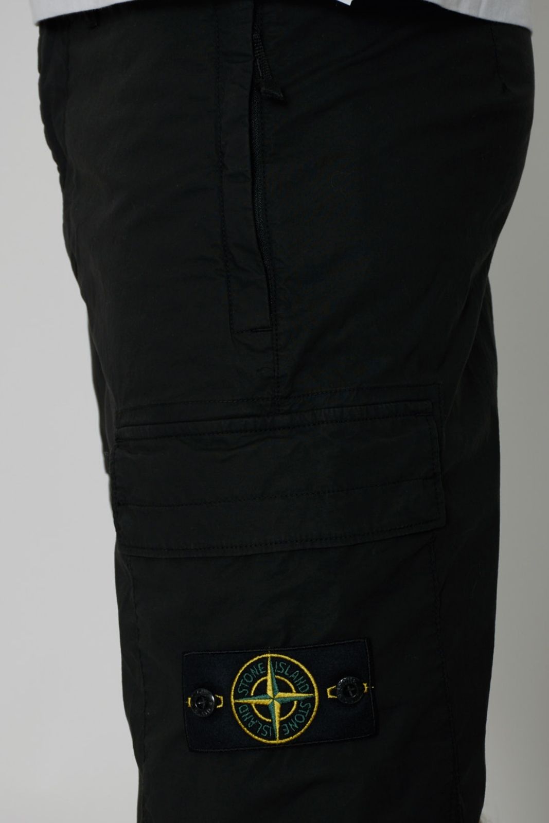 Stone Island Bermuda Stretch Cotton 'Parachute' Canvas