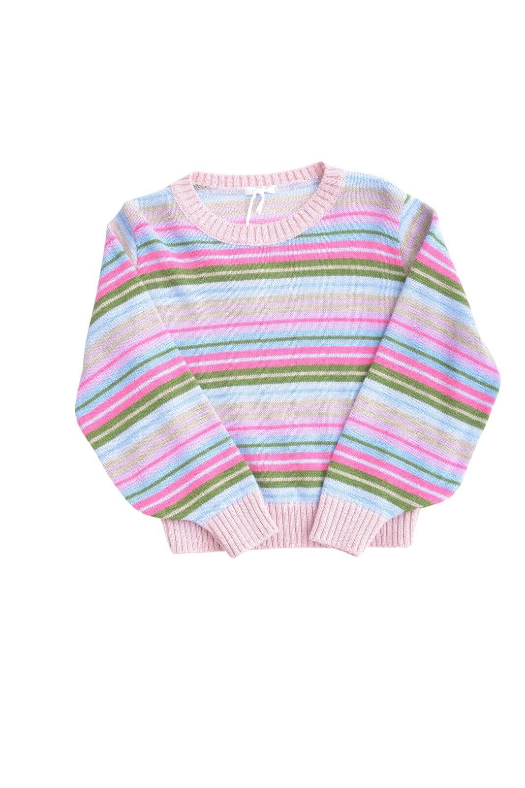 Lùlù Maglia Bambina in fantasia rigata multicolore