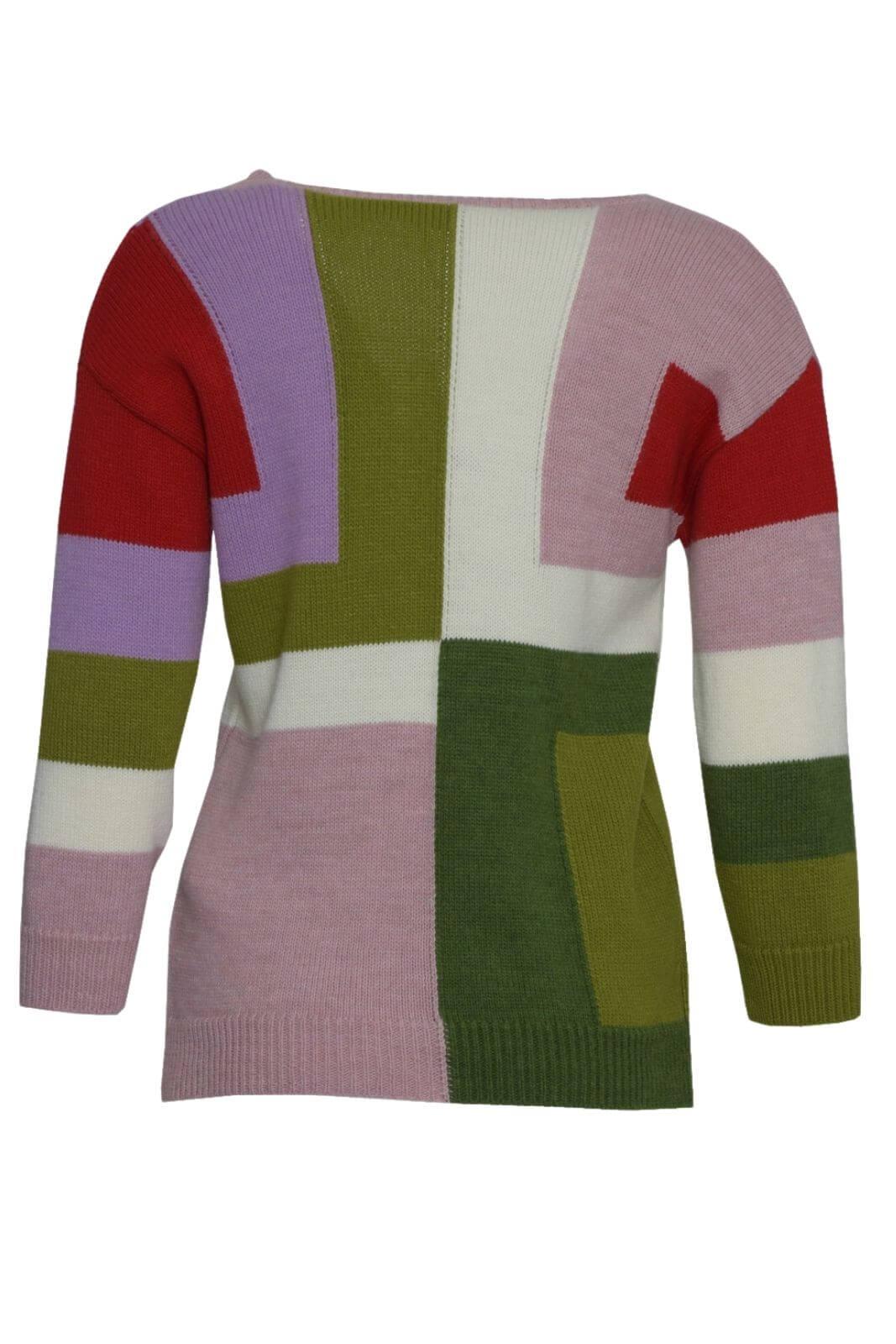 Lùlù by Miss Grant Cardigan Bambina con filato multicolore