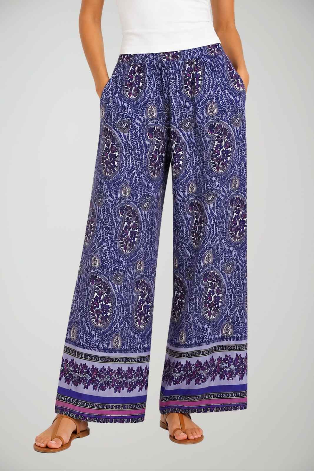 LA. LOLì Pantaloni Donna Fantasia