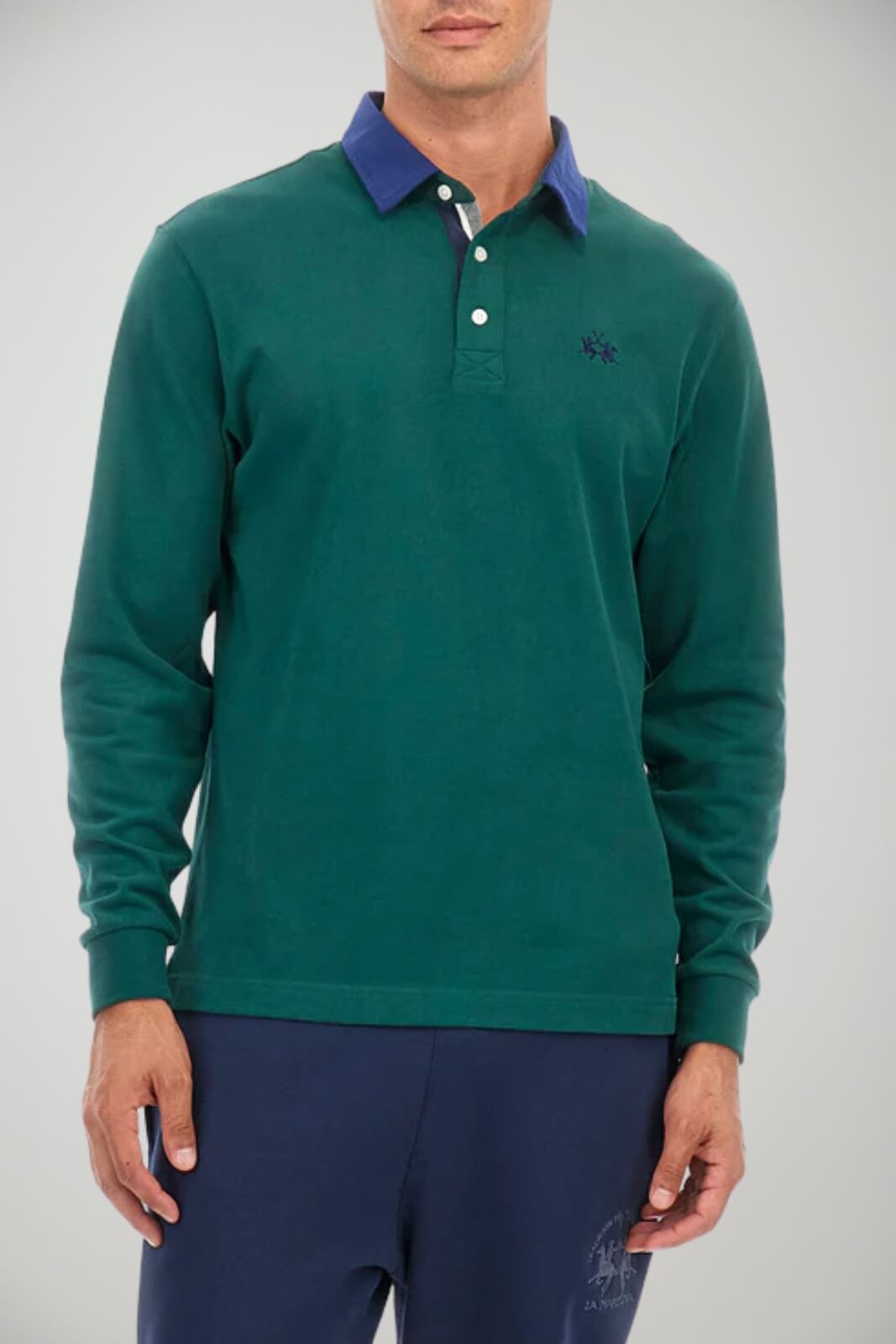 Polo da uomo La Martina in jersey di cotone fronte 1