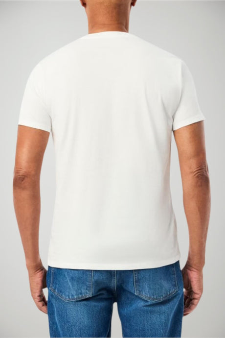 T-shirt da uomo Lacoste in cotone a maniche corte con logo retro