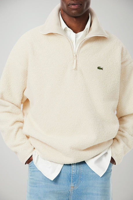 Lacoste Felpa Uomo in Sherpa Loose Fit
