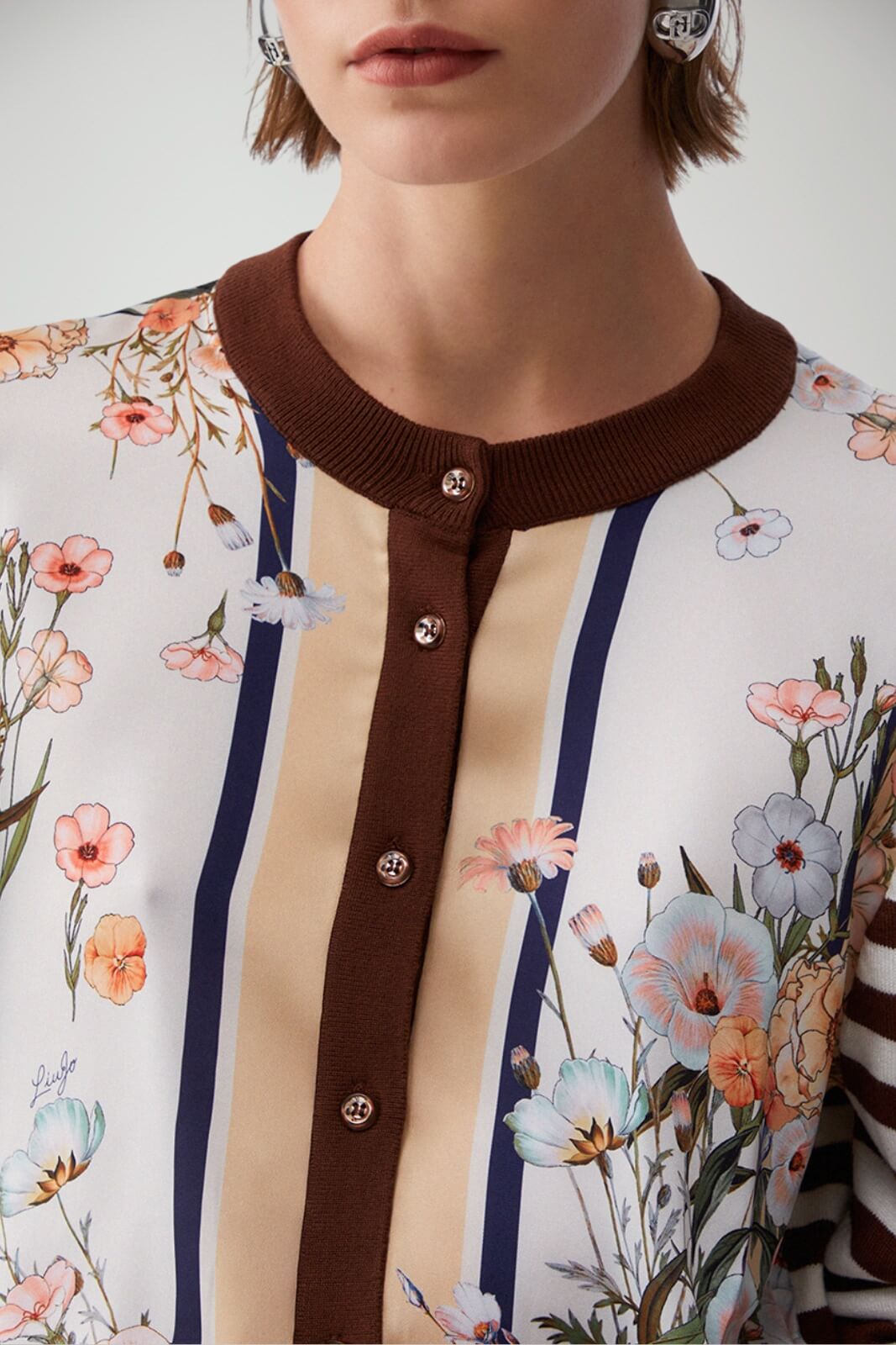 Liu Jo Cardigan Donna in twill stampato