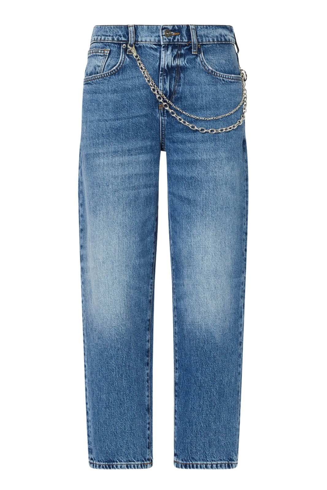 Liu Jo Jeans Donna Boyfriend con catena