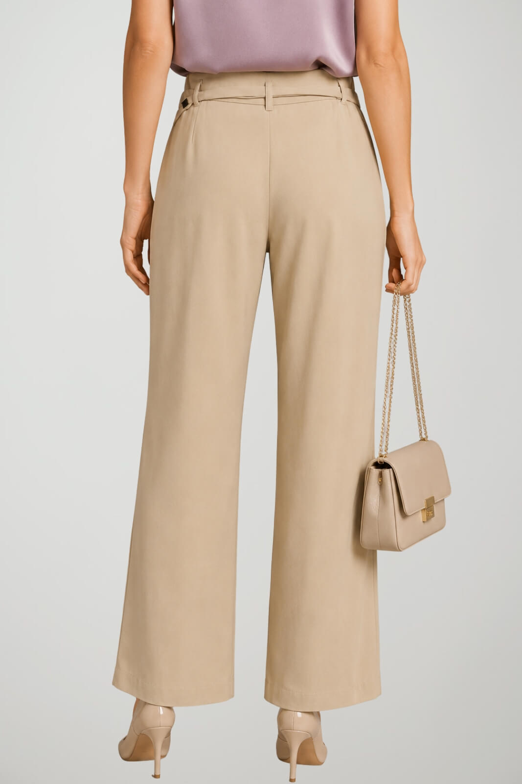 Liu Jo Pantaloni Donna Wide Leg a Vita Alta