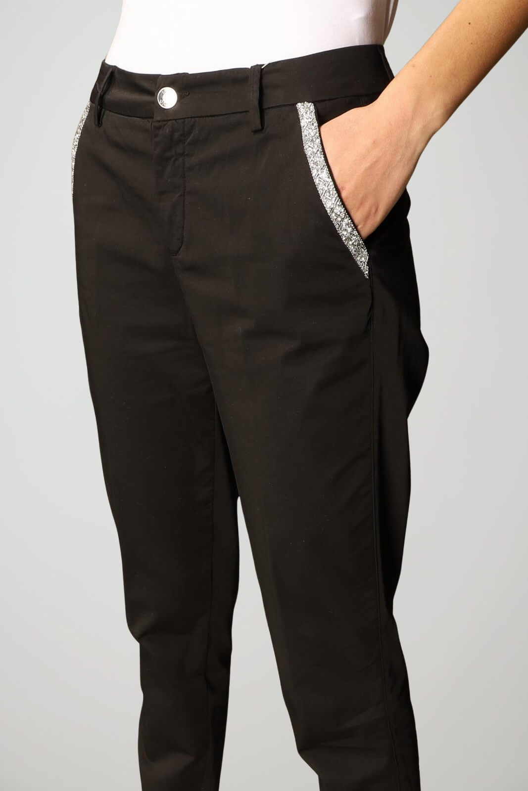 Liu Jo Pantaloni Donna chino con strass