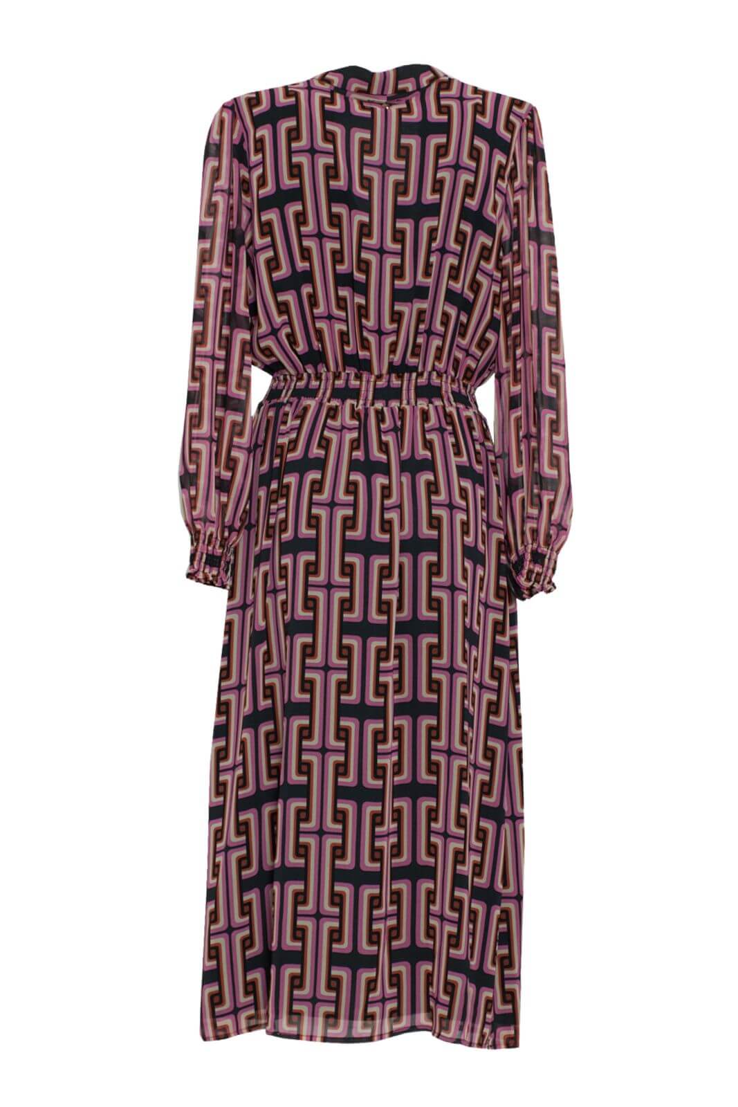 Abito Liu Jo da donna chemisier stampa geometrica retro