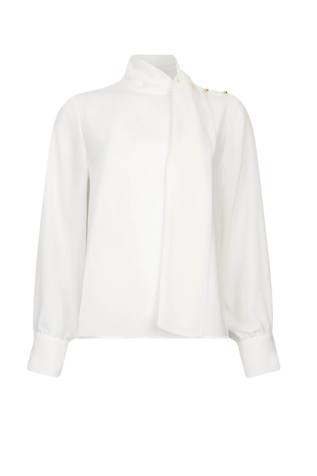 Blusa da donna Liu Jo con sciarpa e dettagli dorati fronte