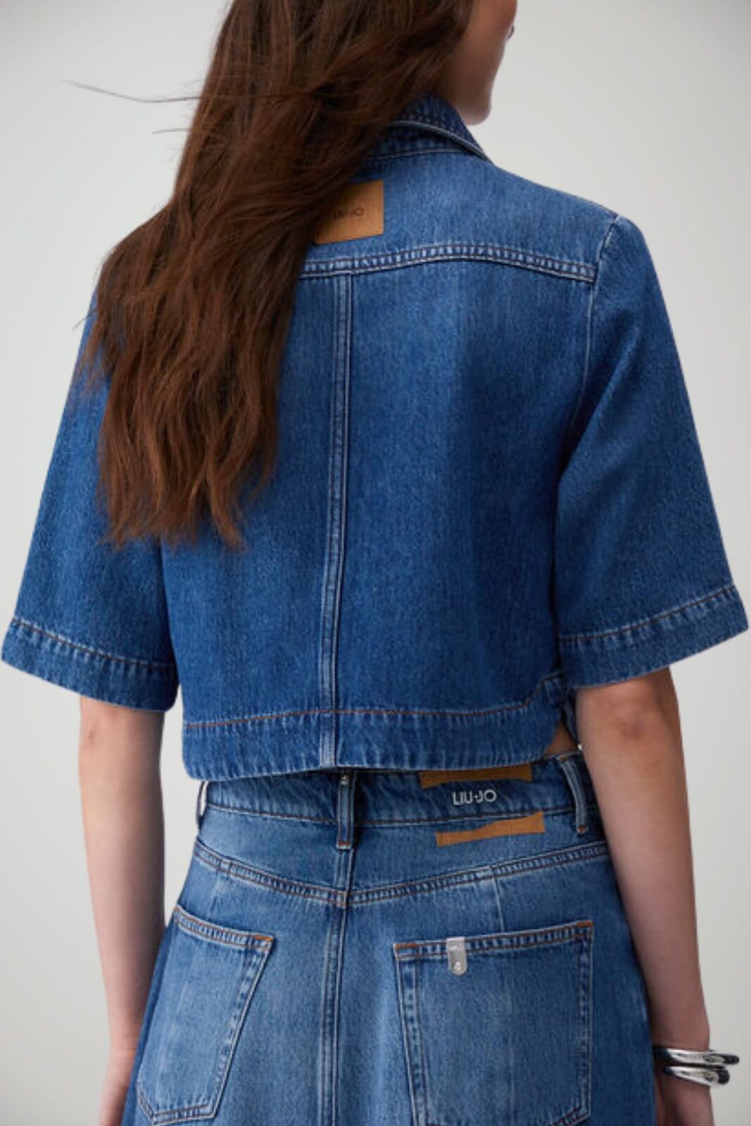 Camicia da donna Liu Jo in denim dalla vestibilità boxy