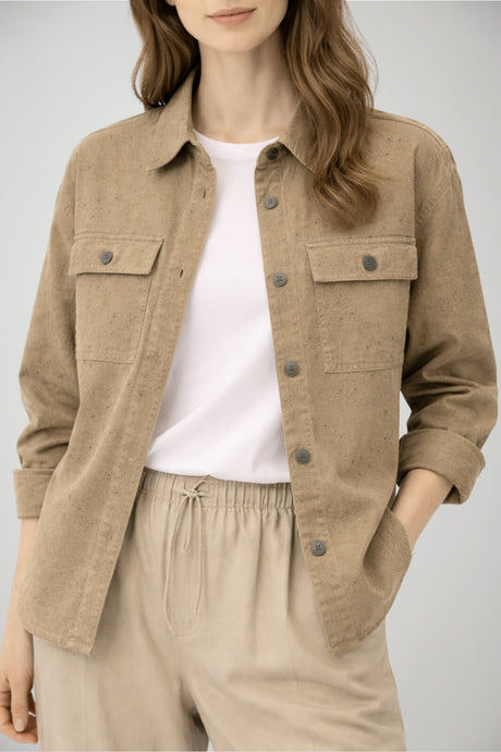 Camicia overshirt da donna Liu Jo in denim traforato