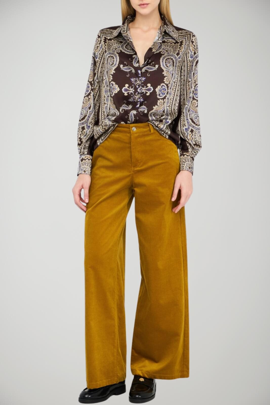 Camicia donna Liu Jo in twill di viscosa a fantasia outfit