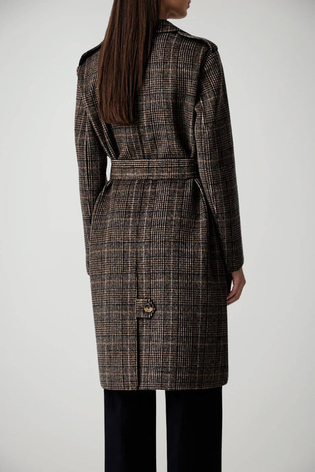 Liu Jo Cappotto Donna in panno fantasia check