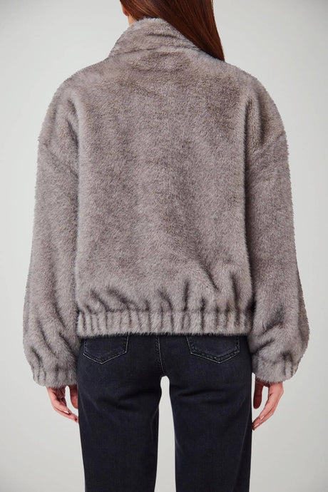 Liu Jo Cappotto Donna corto in pelliccia sintetica