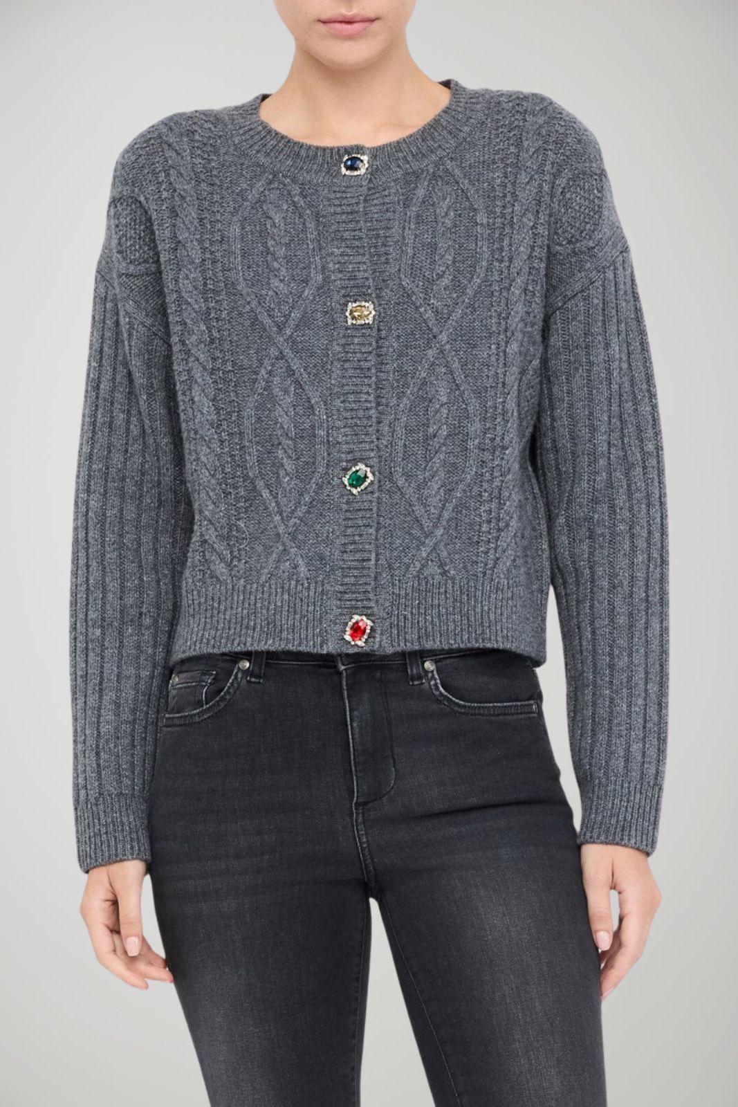 Cárdigan Liu Jo para mujer con botones joya