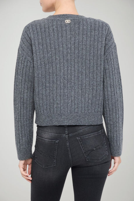 Liu Jo Women's Cardigan with Jewel Buttons