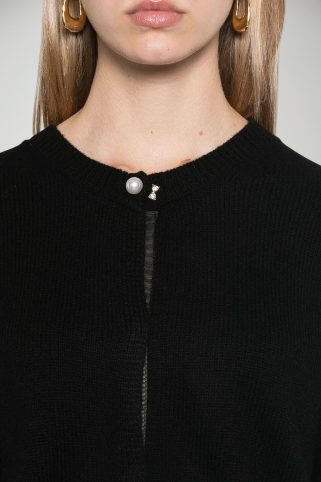 Cardigan da donna Liu Jo in lana con spilla