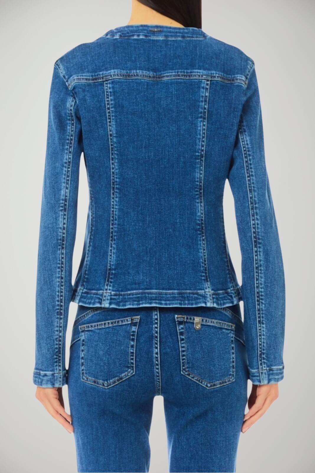 Giacca da donna Liu Jo in denim con bottoni gioiello