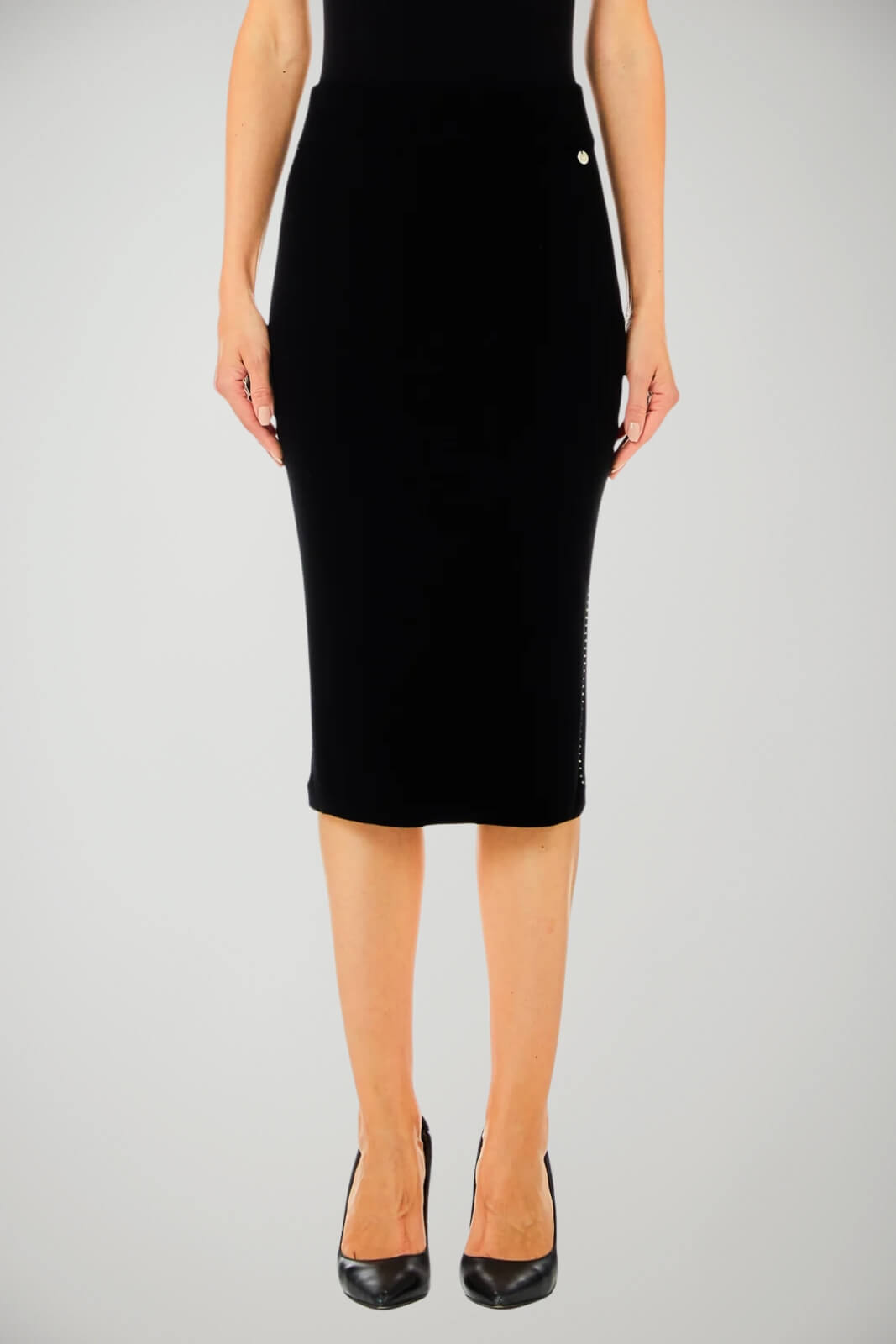 Gonna longuette in maglia Liu Jo con strass