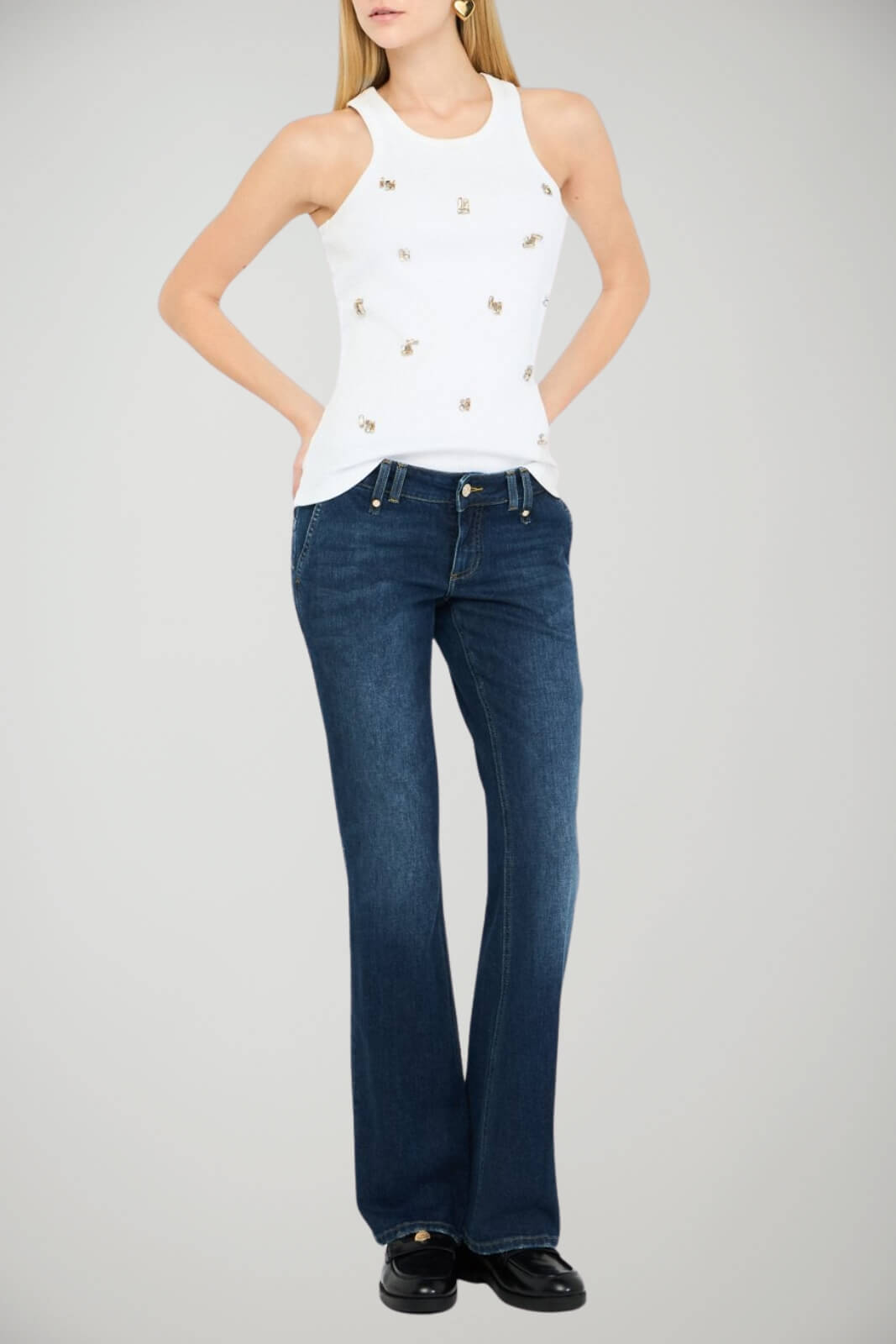 Liu Jo women's low-waisted bootcut jeans