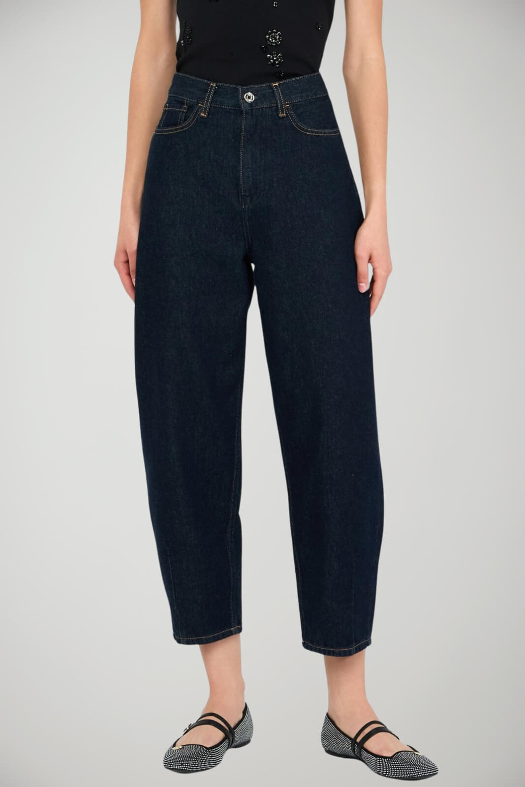 Jeans da donna Liu Jo cropped a cinque tasche fronte 1