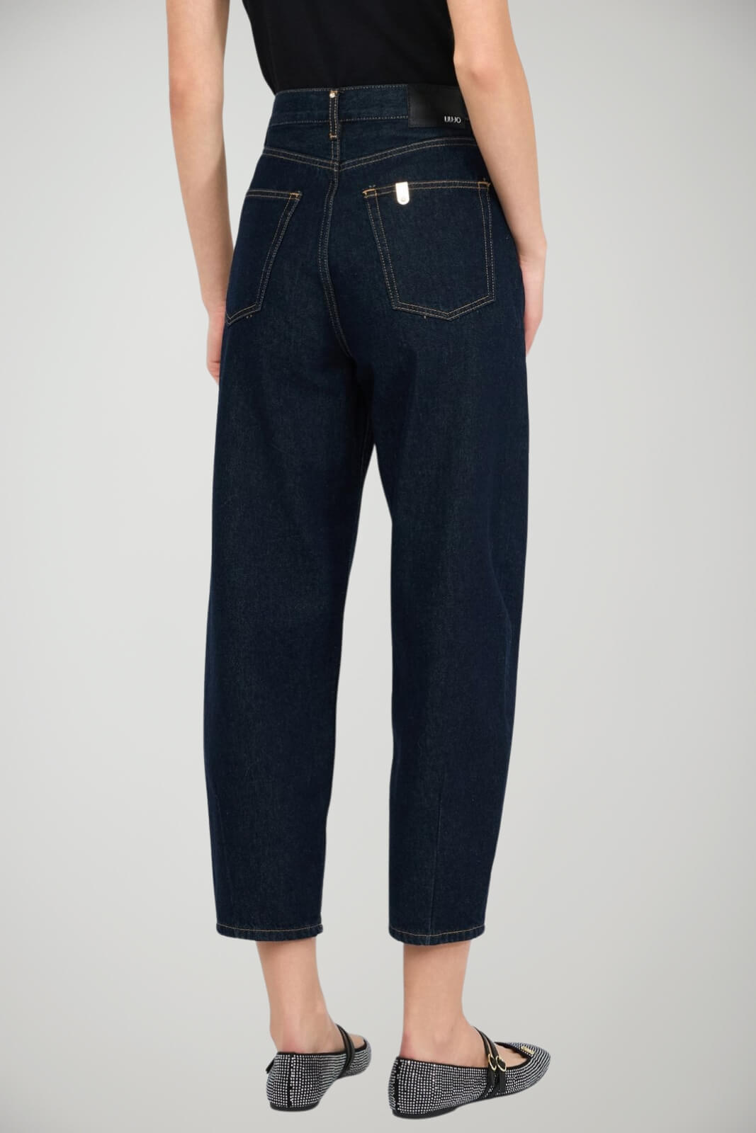 Jeans da donna Liu Jo cropped a cinque tasche retro