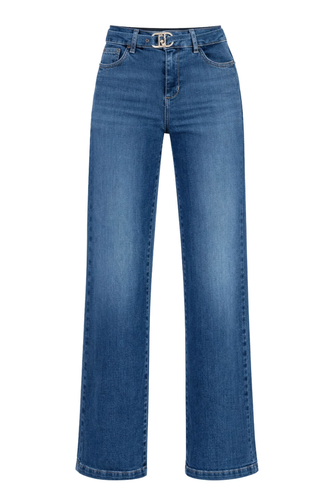 Jeans da donna Liu Jo flare a vita alta con cintura