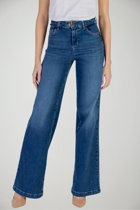 Jeans da donna Liu Jo flare a vita alta con cintura