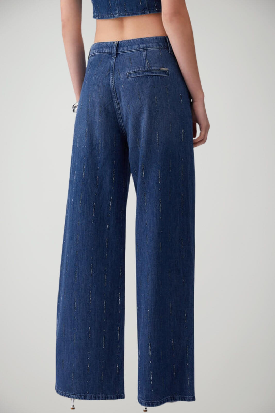 Jeans da donna Liu Jo flare con strass