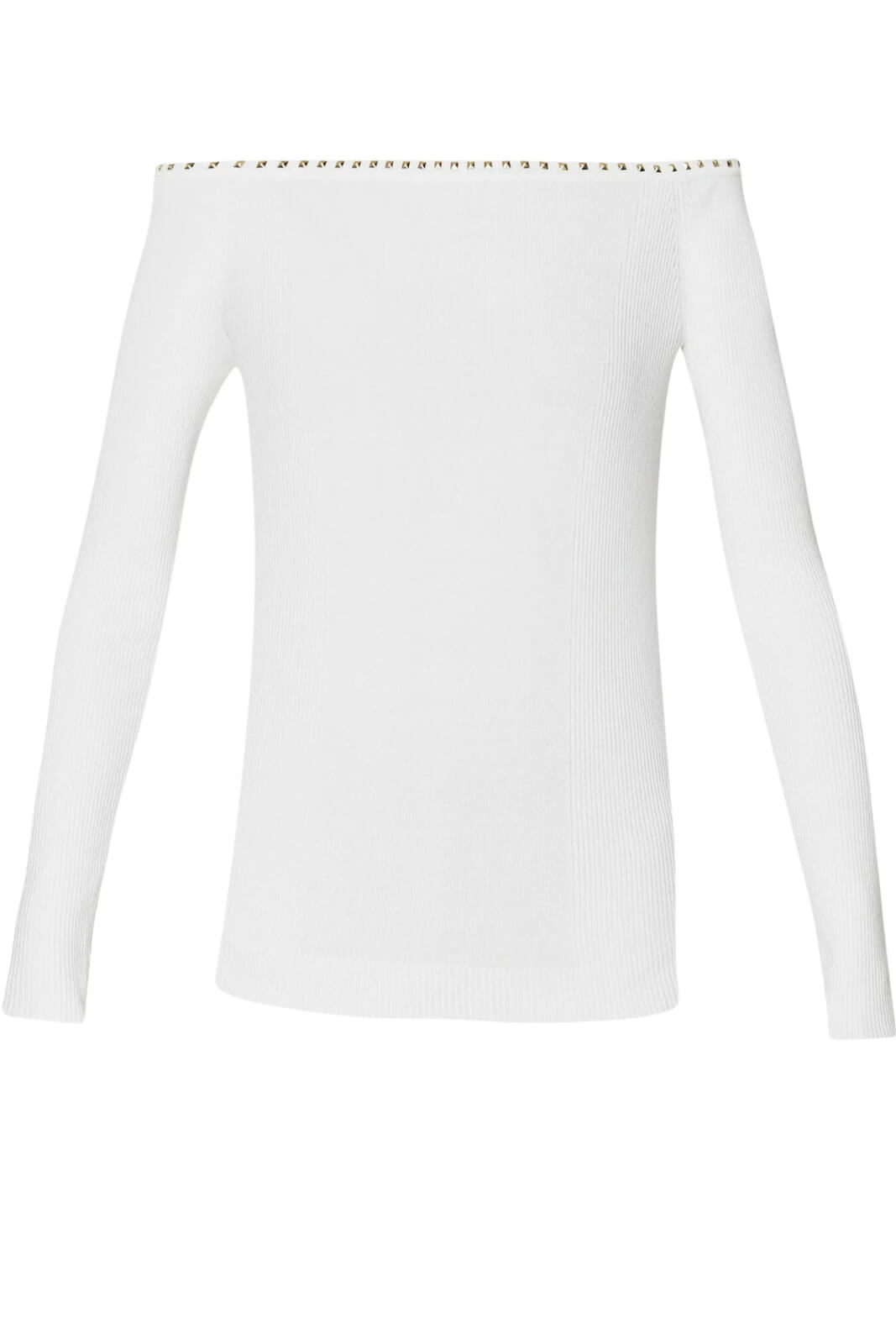 Maglia donna Liu Jo con scollo a barca e borchie