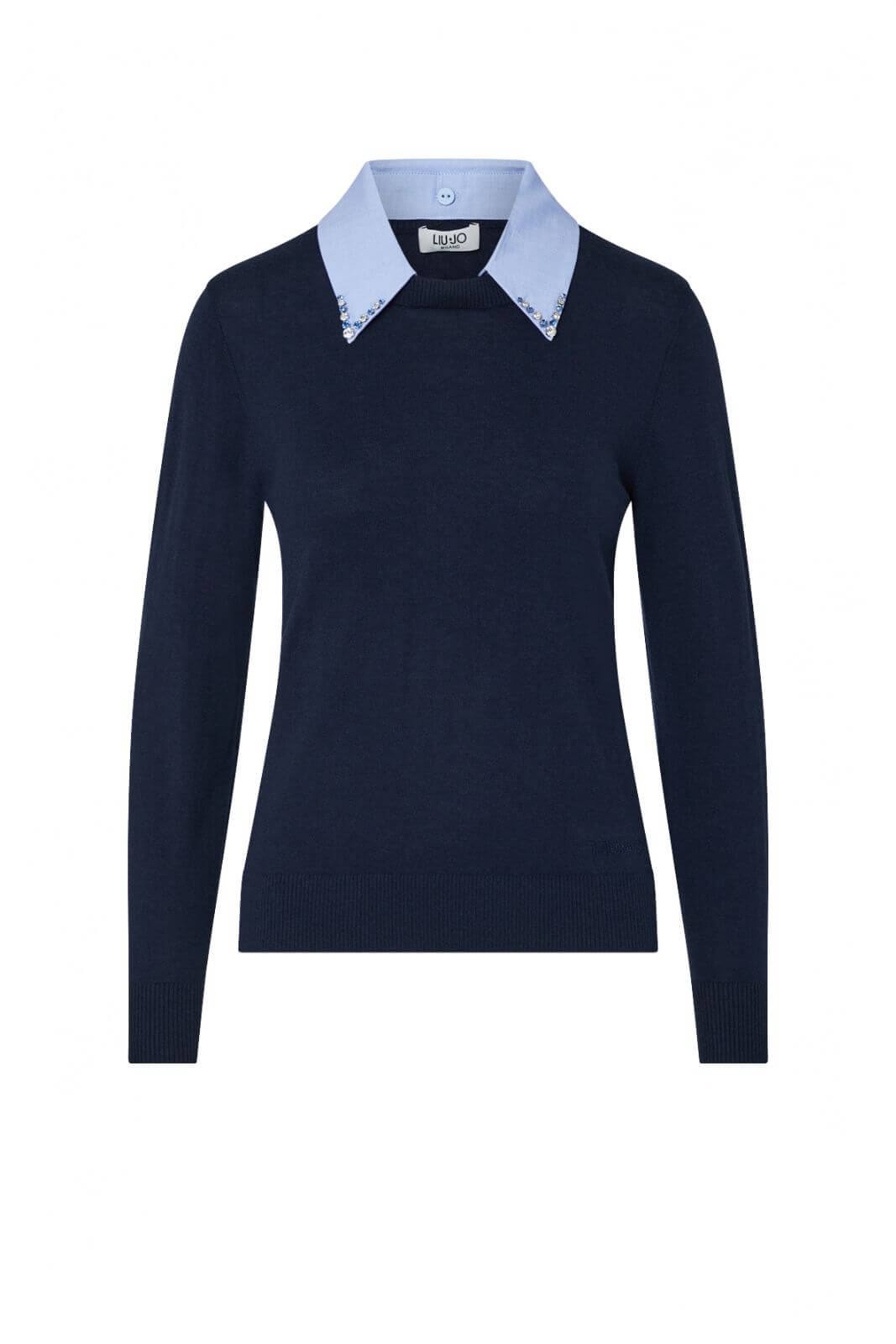 Liu Jo Maglia Donna con colletto in popeline