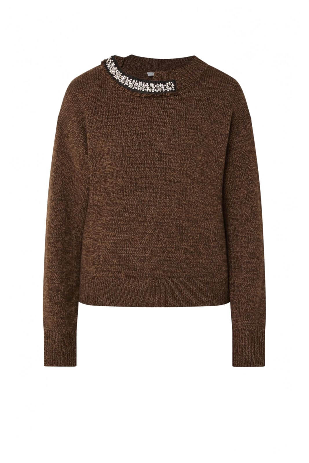 Liu Jo Maglia Donna in muliné con strass