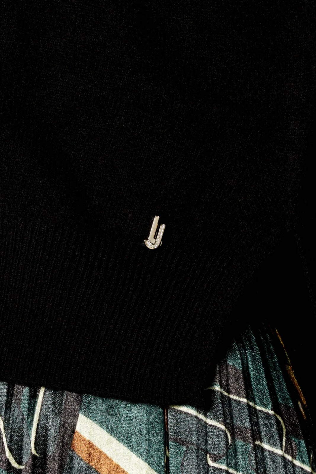 Maglione Liu Jo da donna in lana e cashmere con polsi a campana